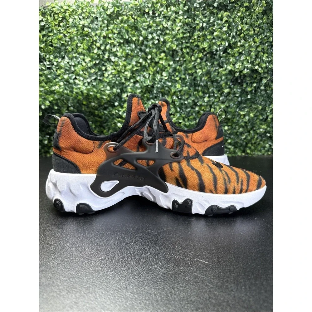 Nike React Presto GS Tiger Athletic Shoes Men's Size 12 Sneakers